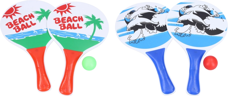 Beach Tennis – Set of 2 Paddles and a Ball