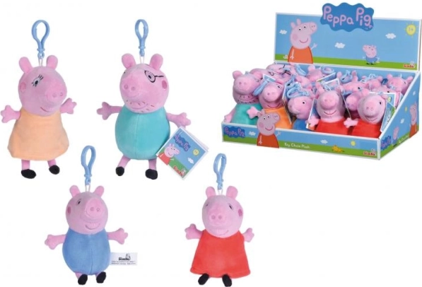 Peppa Pig – plush backpack charm (4 variants)