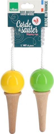 Children's ice-cream jump rope yellow‑green – VILAC