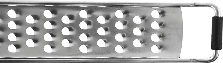 Sharp stainless teeth for fast grating