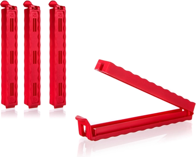 Zakclips 12,5 cm Culinaria – set van 4 stuks, mix kleuren