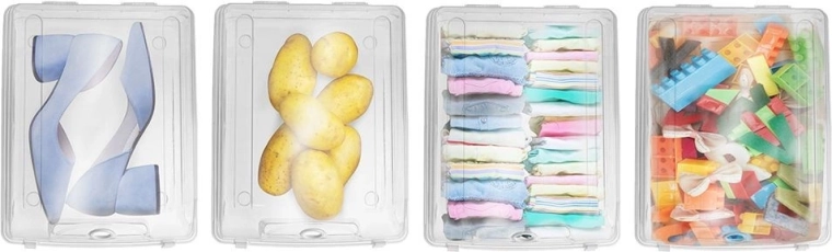 Transparendes und übersichtliches Aufbewahrungssystem