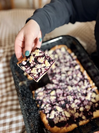 Gesundes Backen auf glasiger Emaille