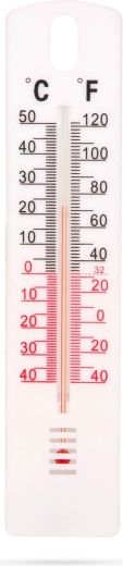 Kwikthermometer voor binnen en buiten