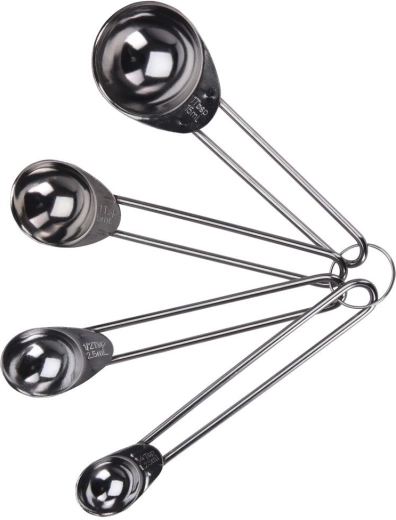 Cuillères doseuses en inox 4 pcs