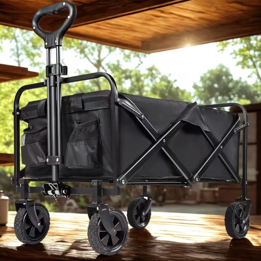 Um 360° drehbare Räder für einfache Lenkung