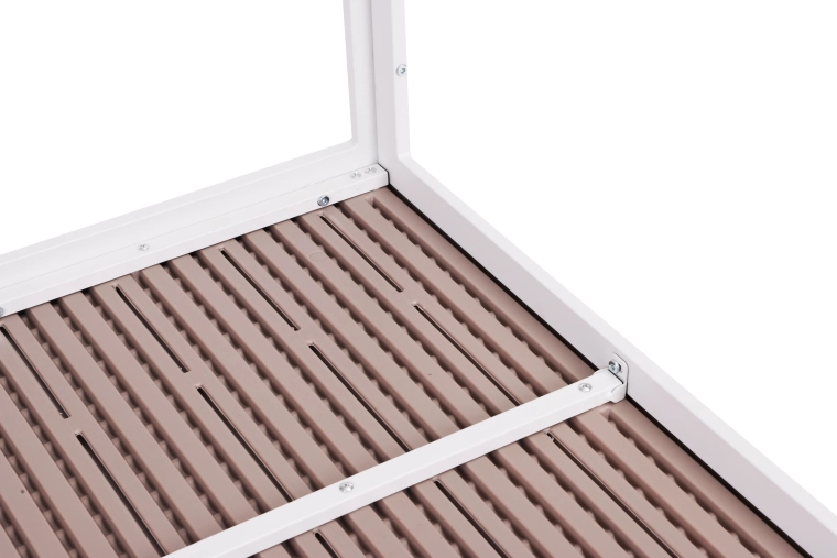 Stabiele stalen constructie en beschermende doppen