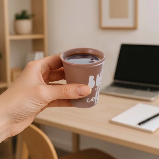 Kompaktes Volumen für Espresso