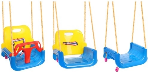 3-in-1-Schaukel, die mit dem Kind mitwächst