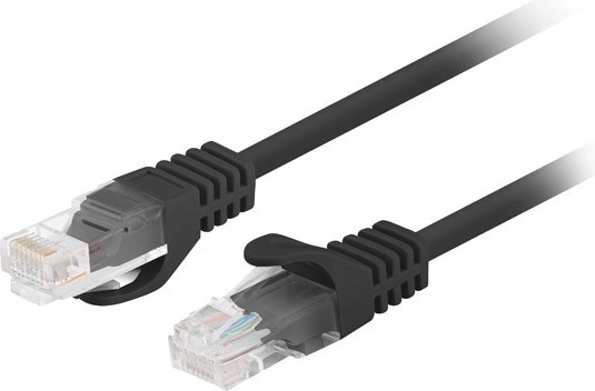 Câble patch Cat 6 UTP 3 m Fluke passed noir (lot de 10 pcs)