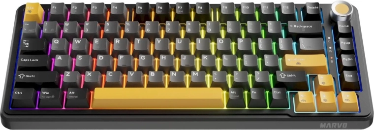 Drie verbindingsmogelijkheden en RGB-verlichting