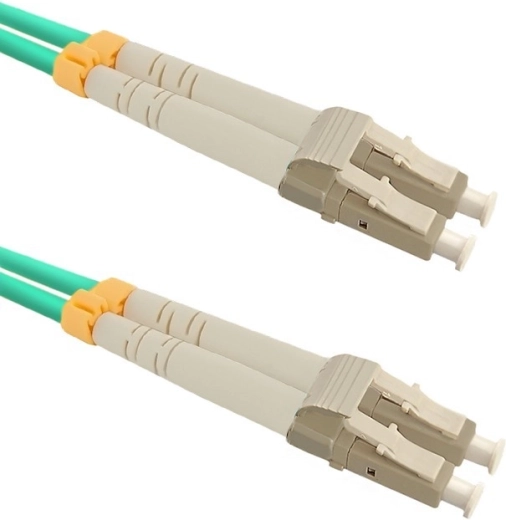 Cordon de brassage optique LC/UPC–LC/UPC OM3 50/125 mm 15 m LSZH