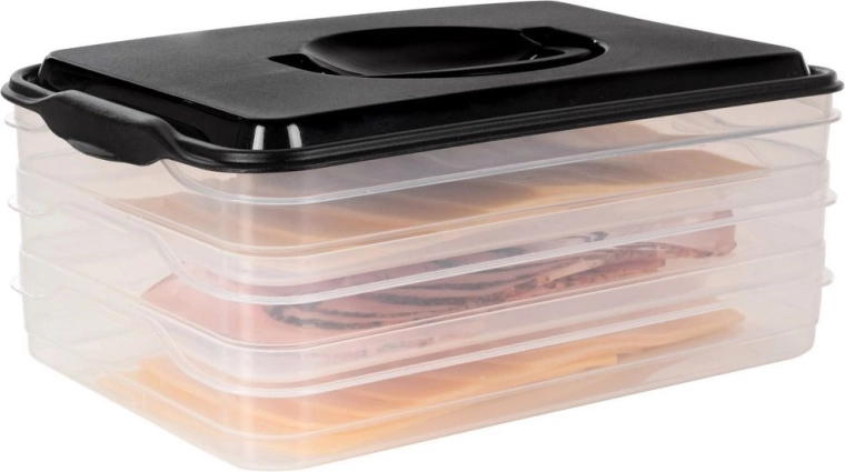 Three levels for organized storage