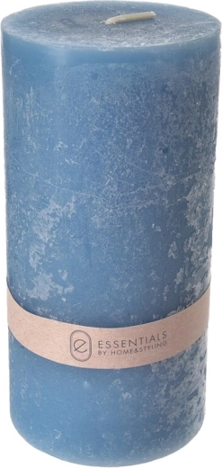 Geurkaars blauw 320 g, cilinder 14 cm