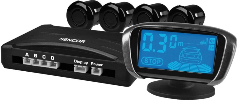 Sencor parkeersensoren met draadloos lcd-display