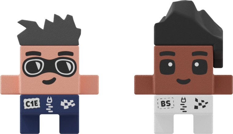 Twee coureurs voor fantasiespel