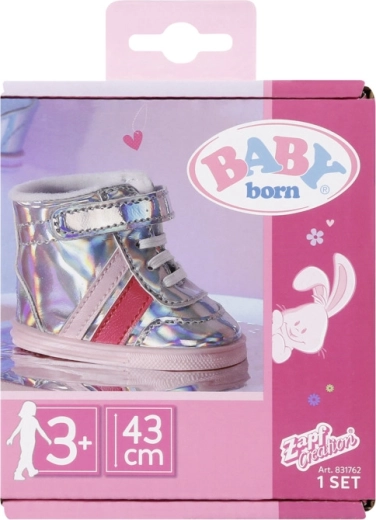 BABY born Holographic Sports Shoes for Dolls 43 cm