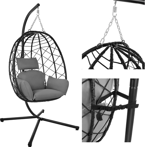 Comfortabel schommelen in een “cocon”