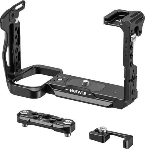 Neewer mounting cage for Sony FX3/FX30 with HDMI cable clamp