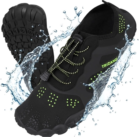 Waterschoenen Trizand zwart, maat 43, zool 5 mm