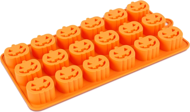 Halloween-siliconen ijsvorm in pompoenvorm