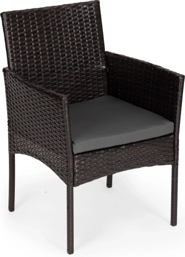 Comfortable armchairs with cushions