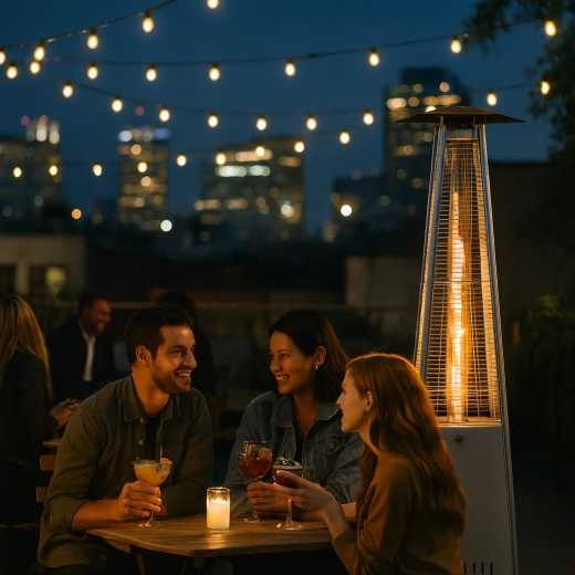Flamme visible dans un tube en verre