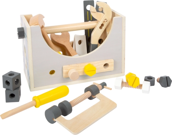 Wooden Toolbox with Tools 2-in-1 Miniwob