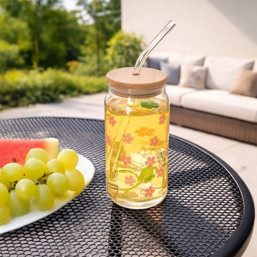 Stijlvolle beker voor zomerse drankjes