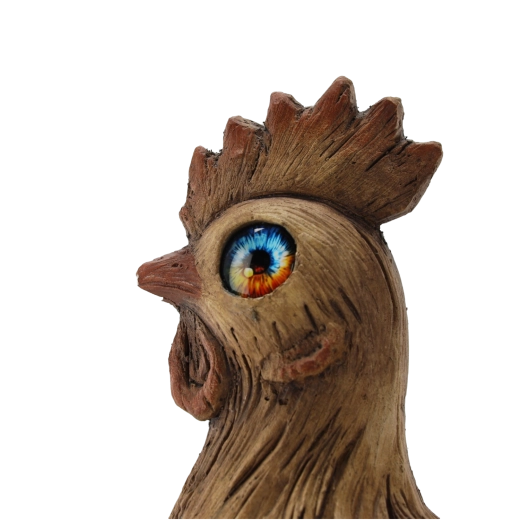 Yeux LED blanc chaud à énergie solaire