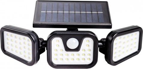 Lampe LED solaire de jardin avec capteur de mouvement et 4 modes
