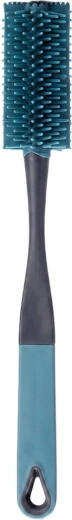 Dense silicone bristles for effective cleaning