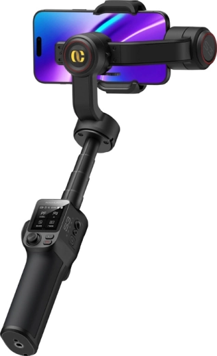 LED light and touchscreen for quick setup