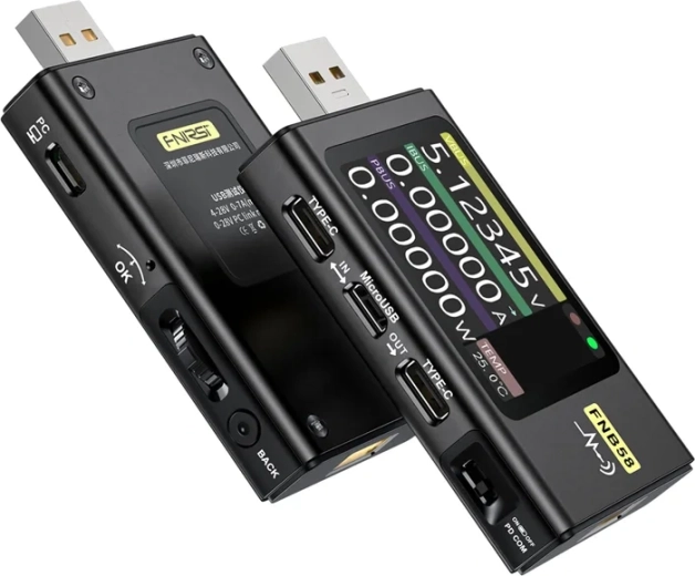 Testeur de ports USB Fnirsi FNB58 noir