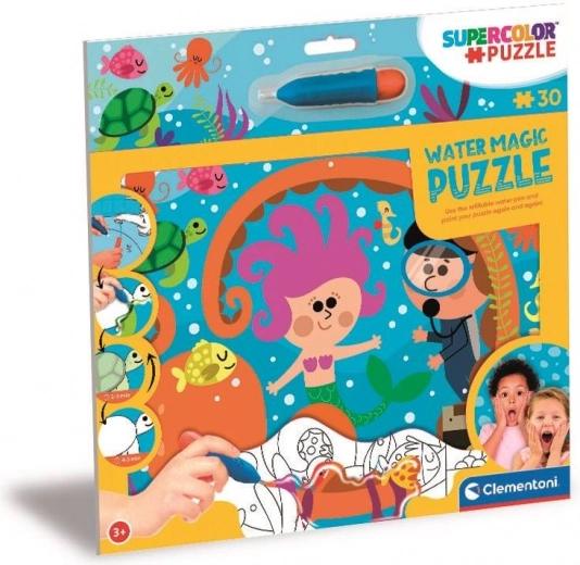 Water Painting Puzzle Deep Sea 30 Pieces