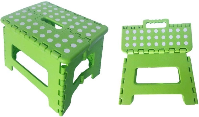 Tabouret pliant en polypropylène 28,5 × 21 × 22 cm, charge maximale 100 kg