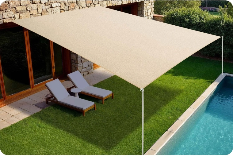 Large shade for your comfort