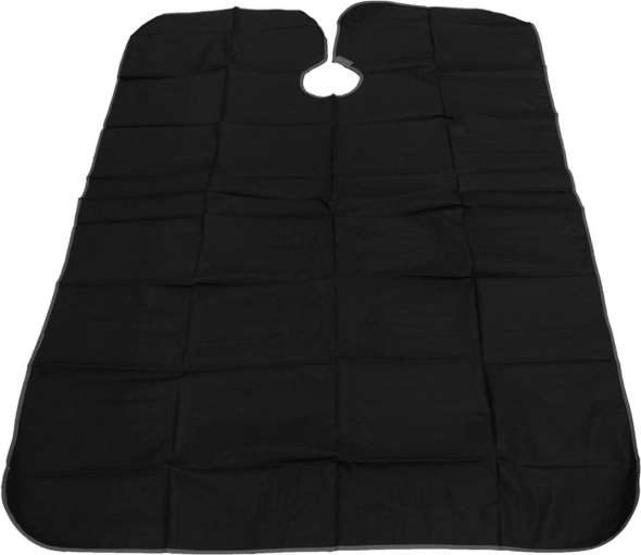 Hairdressing cutting cape made of nylon 140 × 100 cm, black