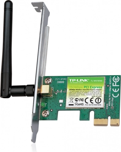 Carte WiFi TP-LINK N150 PCI-E avec antenne