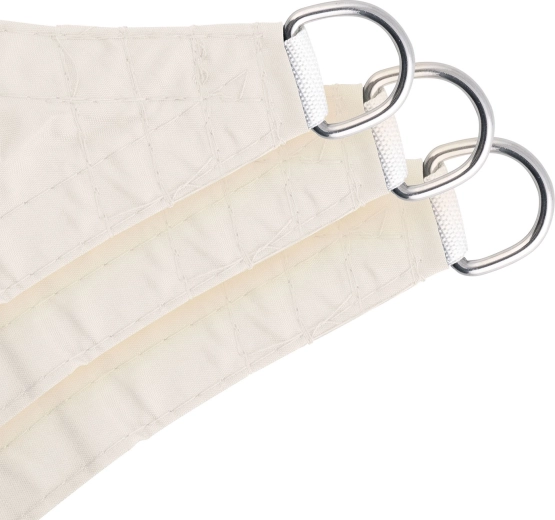 Reinforced corners and metal rings for secure attachment