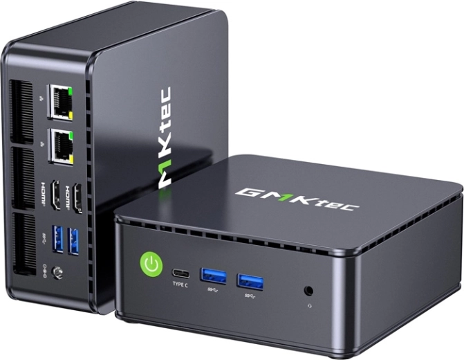 Mini-PC GMKtec G11 s AMD Ryzen Embedded R2514, 16 GB RAM, 512 GB SSD und Windows 11 Pro