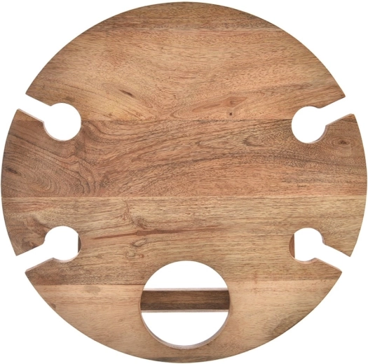 Holders for a bottle and four glasses