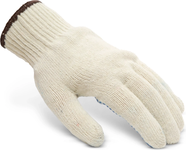 Antislip katoenen handschoenen met stippen XL