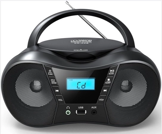 Draagbare CD-speler met USB en Bluetooth