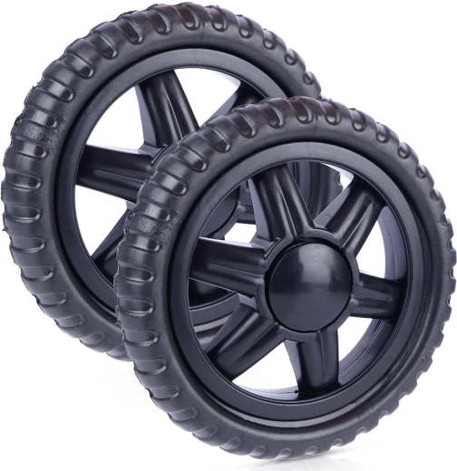 Austauschräder für Einkaufswagen 13 cm – Set mit 2 Stück