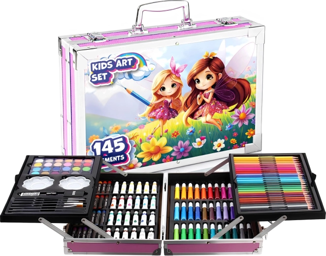 RENEW FORCE Fairy Art Set for Painting 145 Pieces in a Suitcase - 1 piece
