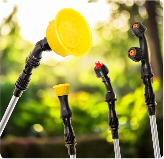 Four interchangeable nozzles for every task