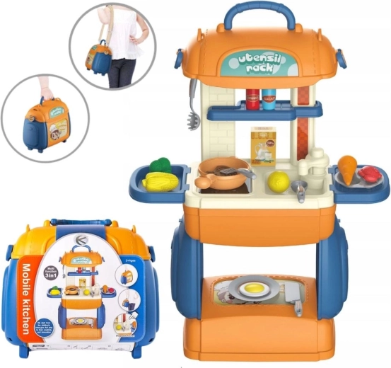 Kinderkeukentje in een koffertje - 1 stuk