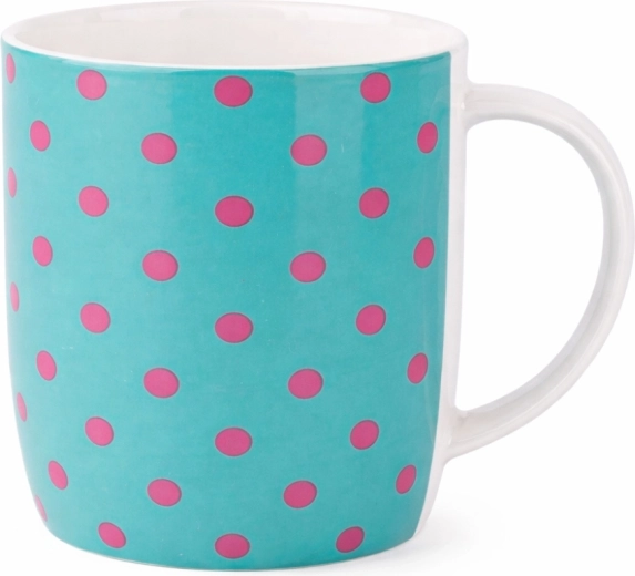 Barrel-shaped mug 300 ml dots