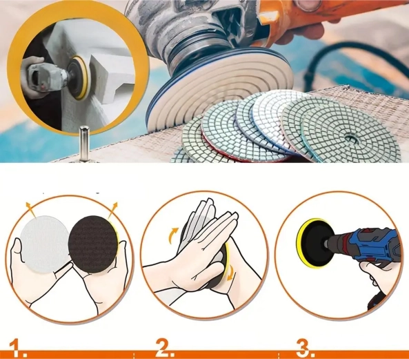 Quick change thanks to Velcro backing